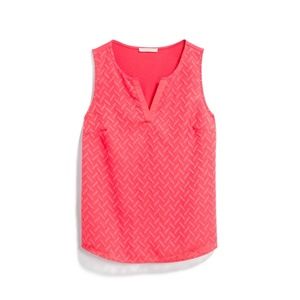 Market & Spruce Textured Print Sleeveless Top
